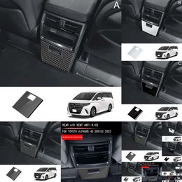 Nieuwe Nieuwe Nieuwe Japan Voor Toyota Alphard/Vellfire 40 Serie 23 Achter Luchtuitlaat Anti-Kick Panel Auto accessoires Decoratieve Stickers Wholesa N8v8