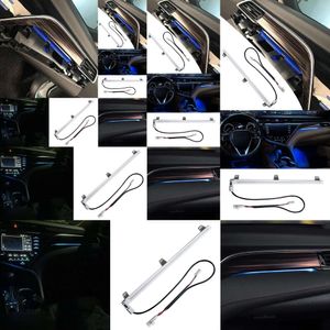 Nuevo Nuevas luces LED decorativas para Interior de coche, consola ambiental Central, luz azul adecuada para Toyota Camry 2018, 2019, 2020 K9n6