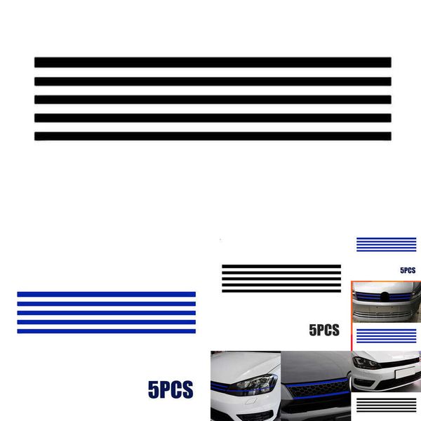 Nouvelle nouvelle nouvelle voiture réfléchissante Sticker Sticker Front Hood Grill Decals AutoProproof Automobile Decoration Autocollants pour VW Golf 6 7 Tiguan