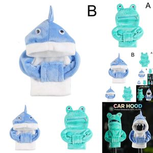 Nuevo Nueva sudadera nueva protectora Mini cubierta con capucha para coche perilla de cambio de marchas accesorio automático Shark Stick Shif C6h3