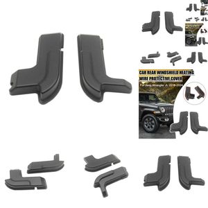 Nouveau Nouveau nouveau décor de Protection de chauffage en verre de hayon pour Jeep Wrangler JL 2018-2024 couverture de Protection de fil chauffant de pare-brise arrière de voiture