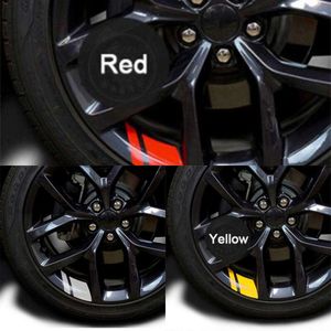 NIEUW NIEUWE NIET-FADING MODIFICATIE Gepersonaliseerde Universal Rim Reflector Accessories Wheel Hub Sticker Stabiele autobenodigdheden