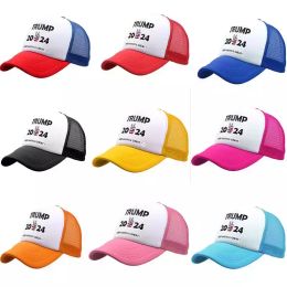 ¡¡Nuevo!! ¡¡Nuevo!! Party Favor Gorra de béisbol 2024 Elección presidencial de EE. UU. Trump Hat Take America Back Caps Algodón de rebote de velocidad ajustable