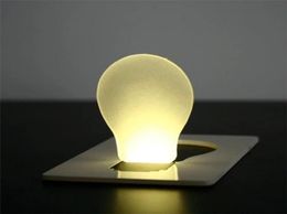 Nouveau nouveau Portable portefeuille carte poche LED carte veilleuse lampe mis dans sac à main portefeuille LED Gadget2136999