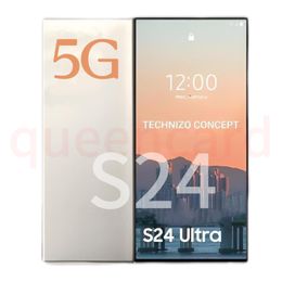 Nieuwe nieuwe S24 Ultra telefoon mobiele telefoon ontgrendeling smartphone 5G 4G LTE Octa Core 6,8 inch punch-hole fingerafdruk