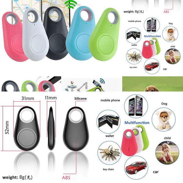 Nuevo nuevo Smart Wireless Bluetooth Tracker Key Finder Pets GPS Localizador GPS Anti-P-Pelost Alarma para automóvil