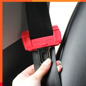 Clip de protection universel pour boucle de ceinture de sécurité de voiture, étui de bouton intérieur en Silicone, housse anti-rayures, accessoires de sécurité, décoration de voiture