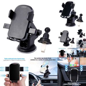 Nieuwe nieuwe upgrade 2 in 1 auto dashboard mobiele telefoon houder lucht outlet haak mount clip universele gps navigatie beugel standaard voor iPhone 14 13