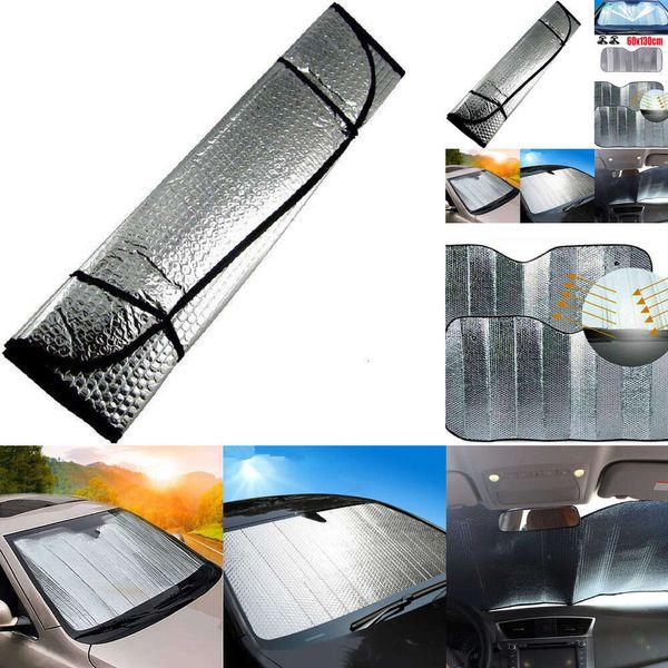 Nueva nueva actualización de la ventana delantera del automóvil Sunshade Cubiertas de protección anti-UV Shade Sun Protector Windshield Visor Cover Cortina Auto Sunshade Accesorios