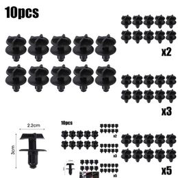 Nieuwe nieuwe upgrade -upgrade 50 -stcs Auto bumpertank Motorafdekking Plastic bevestigingsduwclips kap paneel houder klink