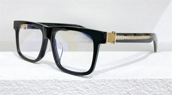 Nouveau Nouveau vintage lunettes cadre carré design CHR lunettes prescription style steampunk hommes lentille transparente lunettes de protection claires meilleure qualité