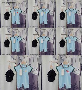 Nouvelle combinaison nouveau-née Designer Clothing Clothing Taille 59-90 cm Sky Blue Design Baby Crawling Suit Summer BodySuit BodySle 24mai