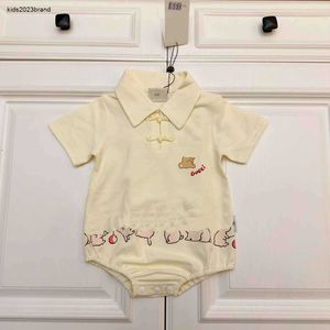 Nouvelle combinaison de combinaison nouveau-née Designer Toddler Clothing Taille 66-90 cm Rabbit Modèle Body Bodys de coton d'été