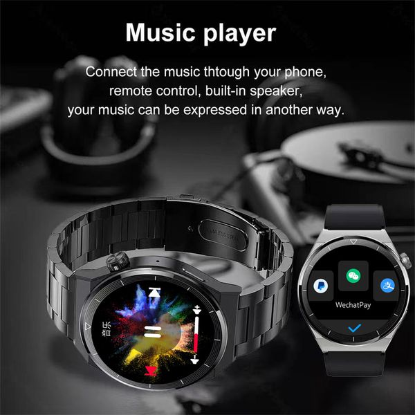 Nuevo NFC Smart Watch Men GT3 Pro AMOLED 360*3960 HD Pantalla Heart Heart Call Call IP68 Waterproof Smartwatch para Huawei Xiaomi