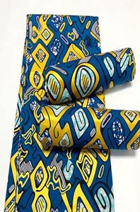 Nouveau nigérian doré imprimé cire 100 imprimés africains coton tissu cire ankara tissu pour robe africaine 7236717