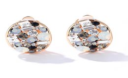 Neue Ohrclips-Ohrringe ohne Loch für Damen, Hochzeitsfeier, Schmuck, hergestellt aus Rovski-Elements-Kristall, hochwertiges Bijoux-Geschenk9420087