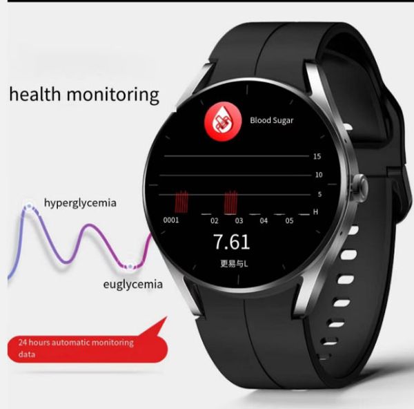 Nuevo reloj inteligente KS05 con llamada Bluetooth, ECG en sangre no invasivo, presión arterial, oxígeno en sangre verdadero, monitoreo de temperatura corporal