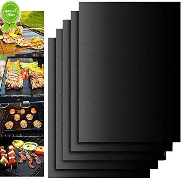 Nouveau tapis de barbecue antiadhésif 40 * 33cm tapis de cuisson outils de barbecue cuisson feuille de cuisson résistance à la chaleur facile à nettoyer outil de barbecue de cuisine