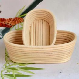 Nieuwe niet -giftige stokbroodbroodmanden Praktische bakgereedschap Dough Banneton Brotform Proofing Bewijs Rattan Basket 1208