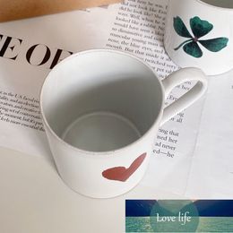 Nouveau Tasse d'amour nordique en céramique illusoire amour fille tasse à café