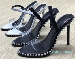 Nova – sandales sexy à talons hauts pour femmes, ornées de cristaux, chaussures de tempérament, taille, nouvelle collection