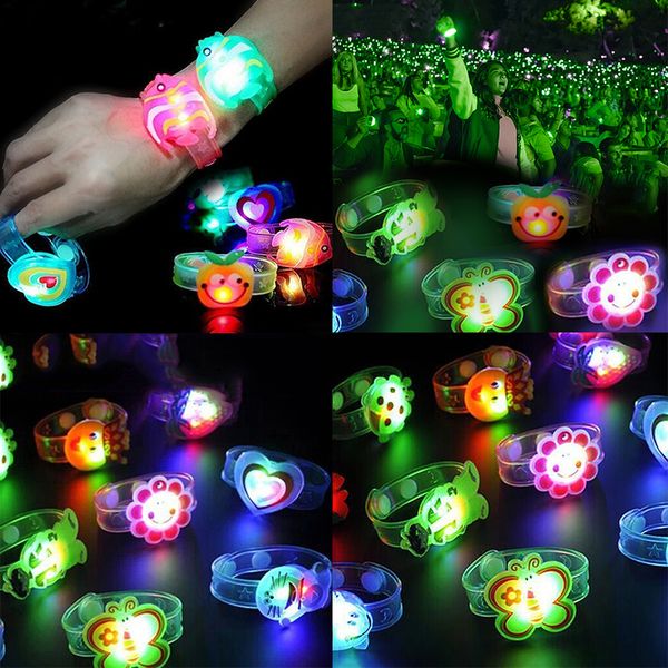 Nuevo novio para niños Mira correa con luces LED luminosas Pulseras creativas Mira Flash Muñeca Juguetes Luminoso Regalos para niños Fiesta Glow