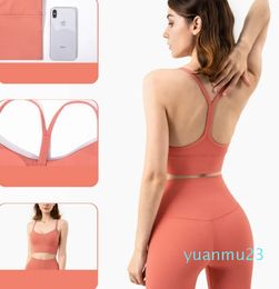 Nuevo Traje de Yoga desnudo, camiseta sin mangas, Sujetador deportivo para Pilates, espalda Sexy de verano para mujer, Fitness, Yoga Wen