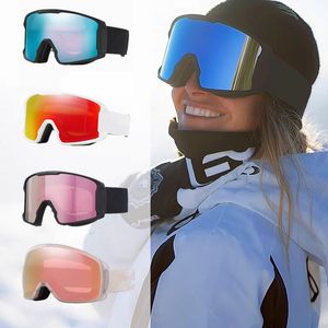 Nouveau O rappelez-vous le même type de lunettes de ski hommes et femmes pilier de mine de roche double couche anti-buée anti-sable protection oculaire PF