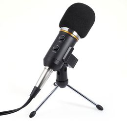 Nieuwe o Geluidsopname Condensatormicrofoon Met Shock Mount Houder Clip Zwart Beschikbaar 3,5 mm USB Dual Kabel Micro4757479