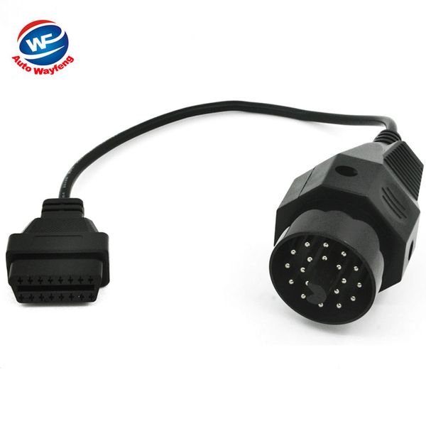 Nouvel adaptateur OBD OBD II pour BMW 20 broches vers connecteur femelle OBD2 16 broches e36 e39 X5 Z3 pour câbles et connecteurs de diagnostic de voiture BMW