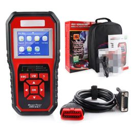 Nouveau OBD2 EOBD Automotive Check Engine Effacement Lecteur de code de voiture Scanner de diagnostic KW850 avec boîte de vente au détail UPS DHL Livraison gratuite