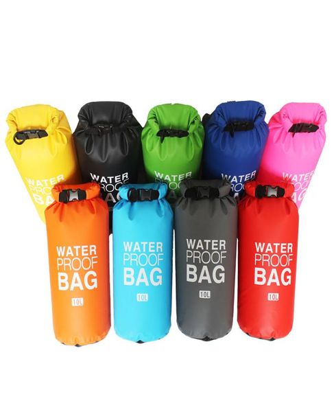 Nuevo Ocean Pack Wading Bolsa impermeable Deportes Camping al aire libre Mochilas de viaje Plegable Portátil 2L 5L 10L 20L Bolsas con cordón Storag1521365