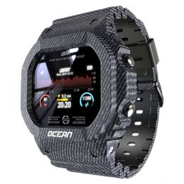 New Ocean Smartwatch avec rythme cardiaque, tension artérielle, comptoir de pas en plein air de niveau IP68 et bracelet multiple sport