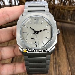 NOUVEAU OCTO FINISSIMO 40mm 103011 102713 Dial gris Miyota Automatique Homme Montre Titane Steel Bracelet Sport Gent Montres Hello_Watch BVHL