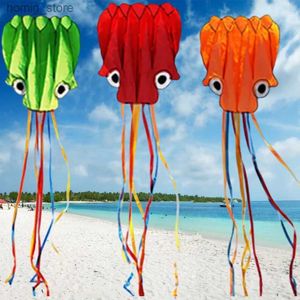 Gratis verzending Nieuwe octopus vliegers vliegen speelgoed voor kinderen Kites Line Professional Winds Kites Factory Volwassenen Kites Kitesurf Koi Y240416