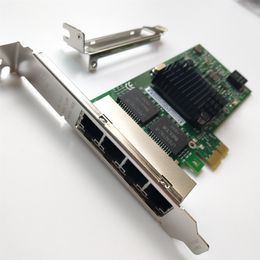 Nuevo OEM para tarjeta de red Intel Ethernet I350-T4 de 4 puertos y 1 Gb con soporte de altura media/completa