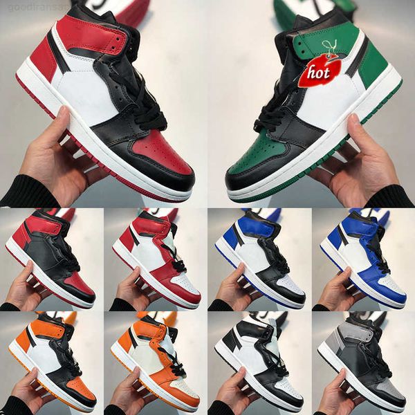 NOUVEAU OG Préférentiel 1 Qualité Chaussure OG Bio Hack UNC Chicago Brevet jorden airs Chaussures de basket-ball jumpman 1s Shattered Backboard Tie Dye