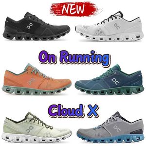 Nieuw op Running Cloud X Casual Shoes Federer Designer Designer Mens Sneakers Training en Cross Training Shoe Ash Black Alloy Gray Aloë Storm Blue Men Dames Sport Traine