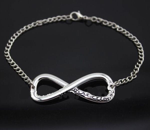 NUEVAS PULSERAS INFINITY 1D DE ONE DIRECTIONER PULSERA DE CADENA DE ESLABONES DE 7