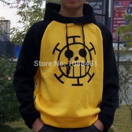 Nieuwe Een Stuk de Chirurg van Death Trafalgar Law Trafalgar Law COS Cosplay Hoodied Hoodie Jasje tops arts Cosplay254o