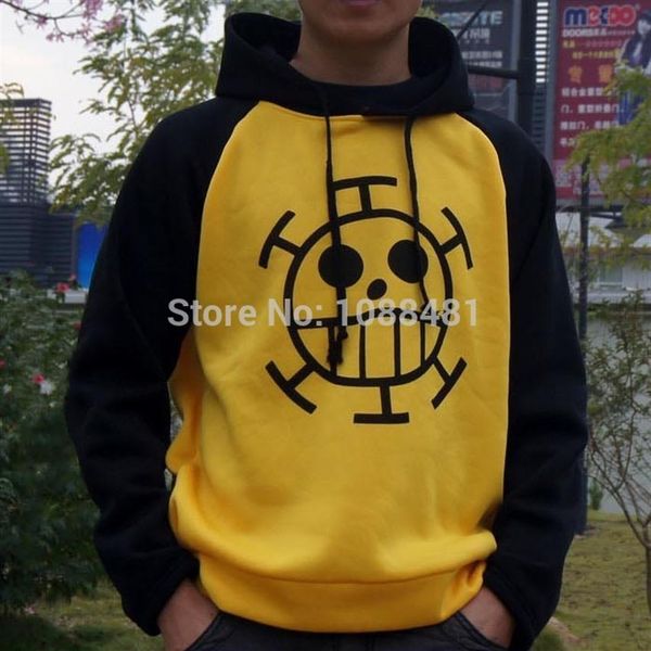 Nuevo One Piece el cirujano de la muerte Trafalgar Law Trafalgar Law COS Cosplay Sudadera con capucha Chaqueta abrigo tops doctor Cosplay3322