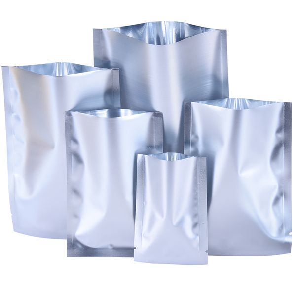 Nouveau sac d'emballage d'aluminisation mat à dessus ouvert sac de Compression sous vide alimentaire en poudre sac de cuisson à haute température sacs de thermoscellage