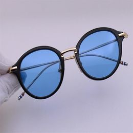 Nuevas gafas de sol ópticas con montura tb011 49-21-150 mm Plank Gafas de sol redondas Anteojos tb 011 Mujeres Hombres Gafas Marcos para miopía con origi246i