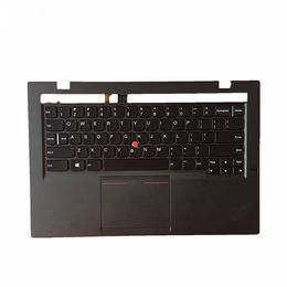 Nieuw/ orig -toetsenbord voor Lenovo ThinkPad X1 Carbon 2e Gen Us Backlit W/ Palmlest Bezel Touchpad 04x6562 00HM000 0C45069 04x6592