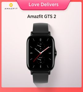 Nouveau Original Amazfit GTS 2 Smartwatch 5ATM résistant à l'eau AMOLED affichage longue durée de vie de la batterie montre intelligente pour Android IOS Phone3325624
