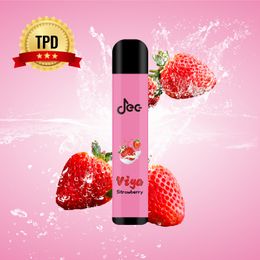 Nouveau jec de cigarette électronique jetable original jetable avec 2 ml 600 bouffées 9 saveurs de fruits en vente chaude originale 600 vape jetable POD équipement bouffée 800 Vapes 500