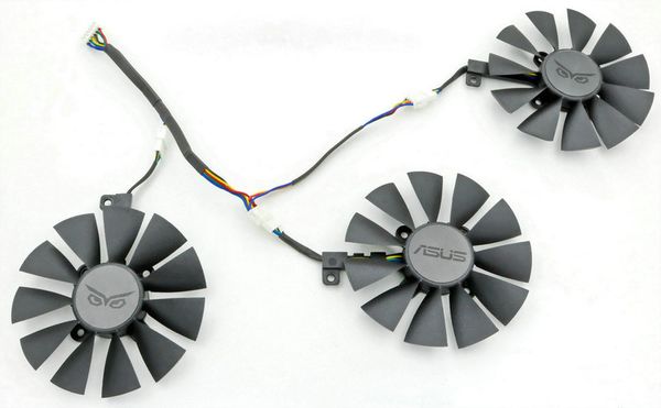 Nuevo reemplazo Original Everflow 88MM T129215SU PLD09210S12HH para ASUS strix Raptor GTX980Ti R9 390X R9 390 RX 480 ventilador de tarjeta gráfica de vídeo