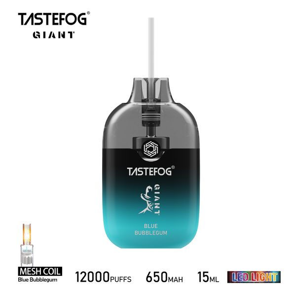 Nouvelle vape E-cigarette jetable d'usine originale 12000 / 12k Puffes 12 saveurs Tastefog Géant Disposable Vape Disposable Cigarette China Vape 12000