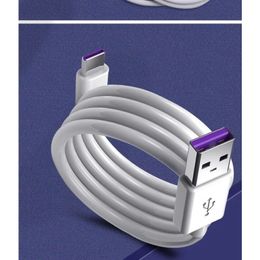 Nuevo cable de carga rápido original para Huawei 2m USB Tipo C Cable de sincronización de datos para Redmi 10x K30 8AFFOR USB Tipo C Cable de datos para Huawei Fast