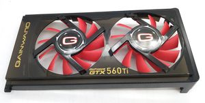 Nieuwe Originele voor GAINWARD Geforce GTX560Ti Grafische kaart koelventilator GA82S2U-PFTA DC12V 0.45A